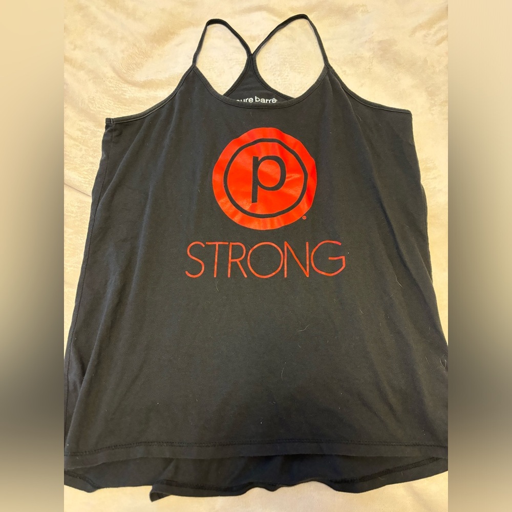 Pure barre tank top size large GUC